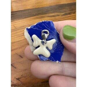 Vintage Gold Tone and Ivory Angel Lapel Pin Tie Tack Cherub USA Flag